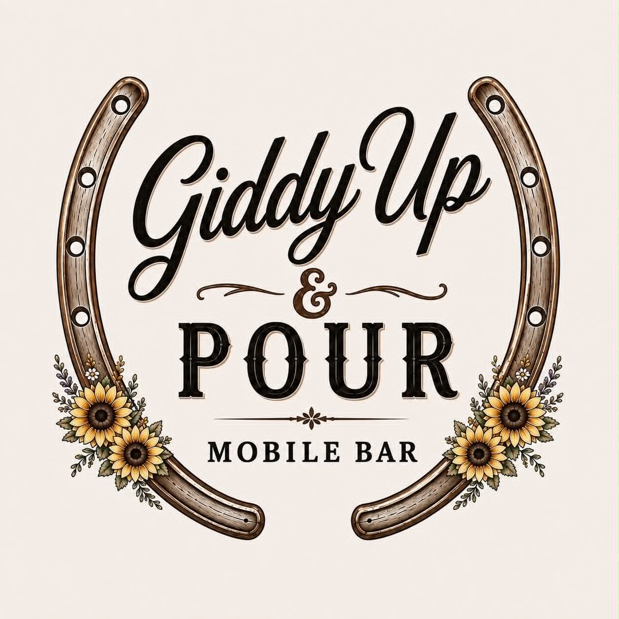 Giddy Up & Pour logo
